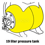19-Liter-Druckspeicher