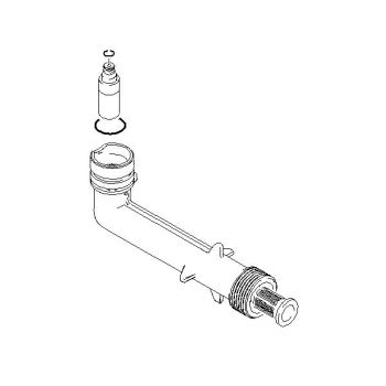 Kärcher Connection suction side inlet elbow 9.037-217.0 complete