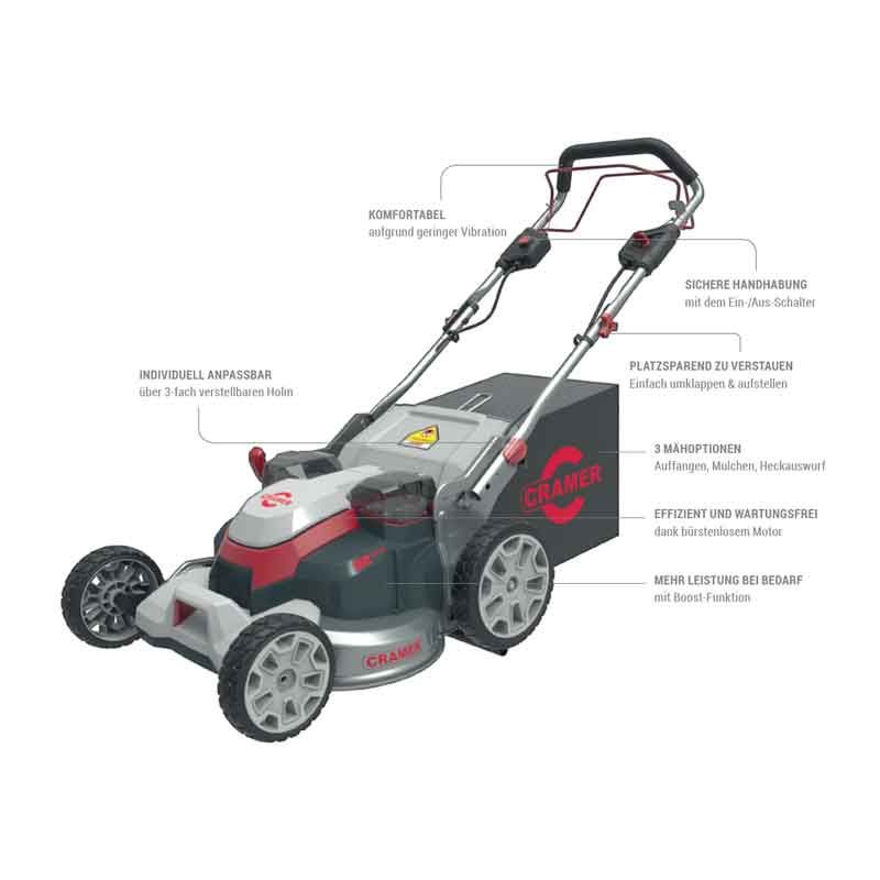 Cramer 82LMS61 Battery lawn mower 82 V 61 cm