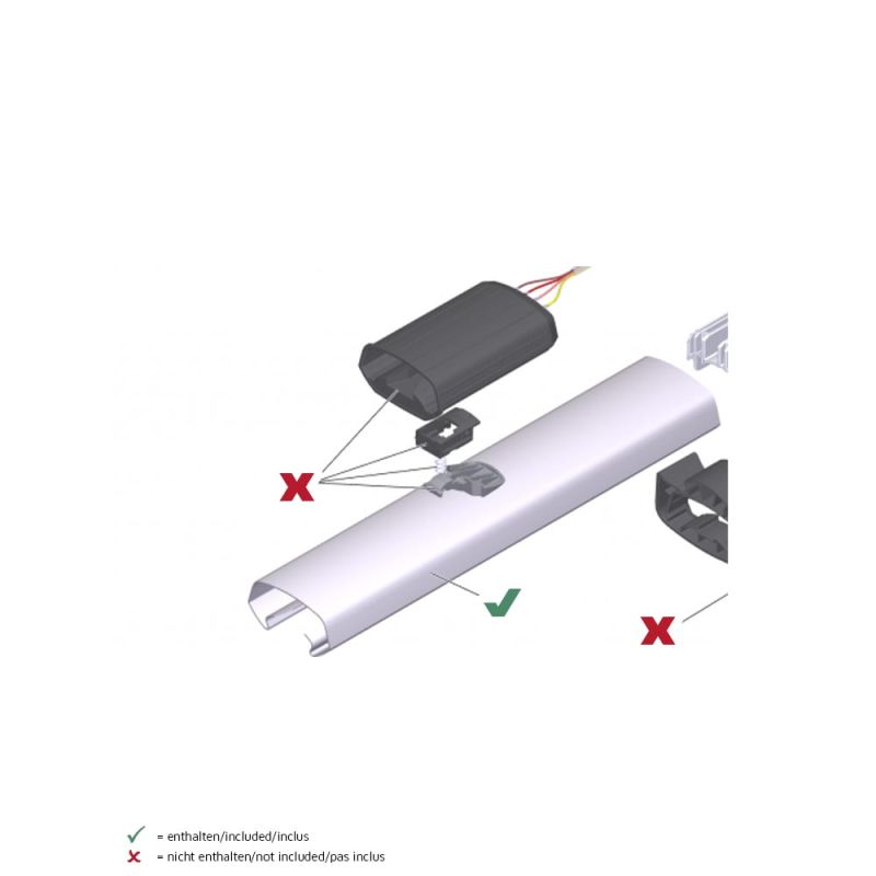 Kärcher Profilé aluminium supérieur FC 4-4