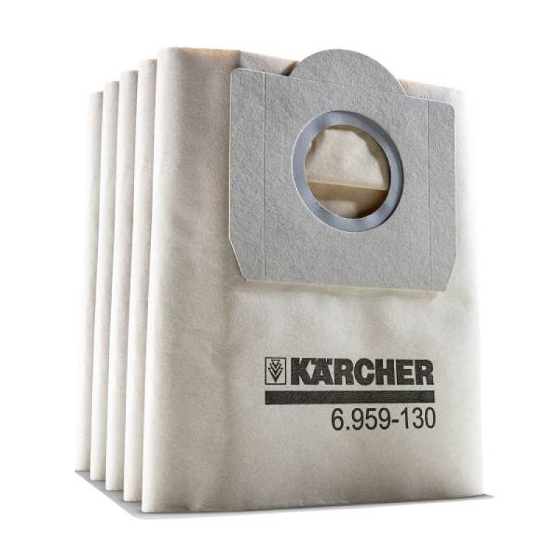 Karcher Filter bags for wet and dry vacuums, paper 5 pcs